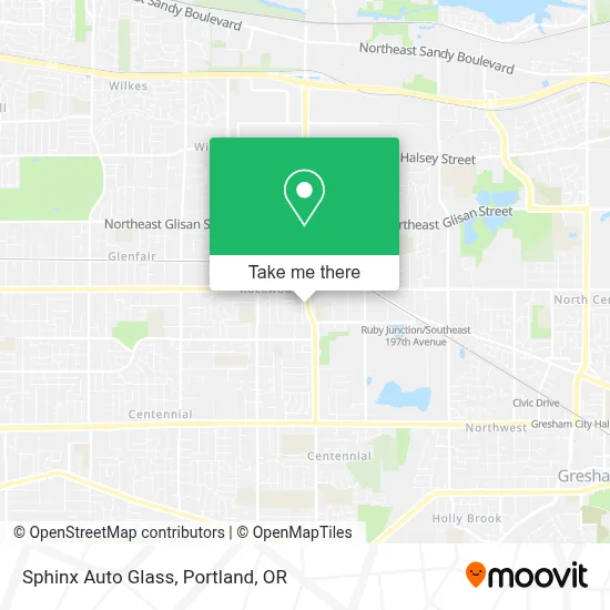 Sphinx Auto Glass map