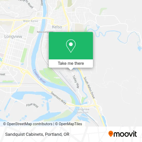 Sandquist Cabinets map
