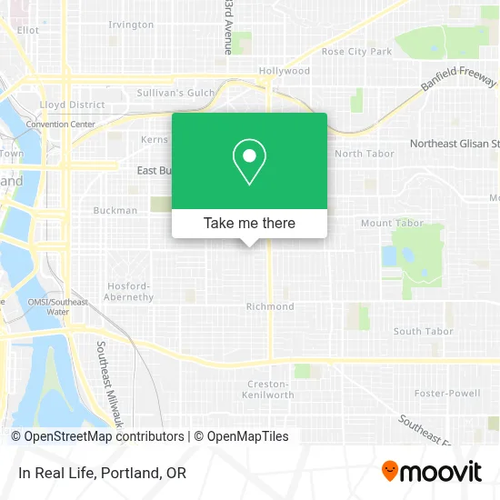 In Real Life map