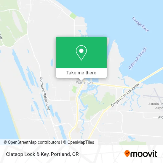 Clatsop Lock & Key map