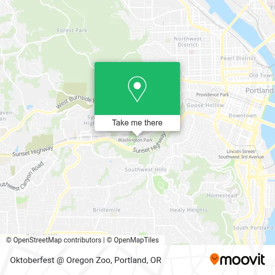 Oktoberfest @ Oregon Zoo map