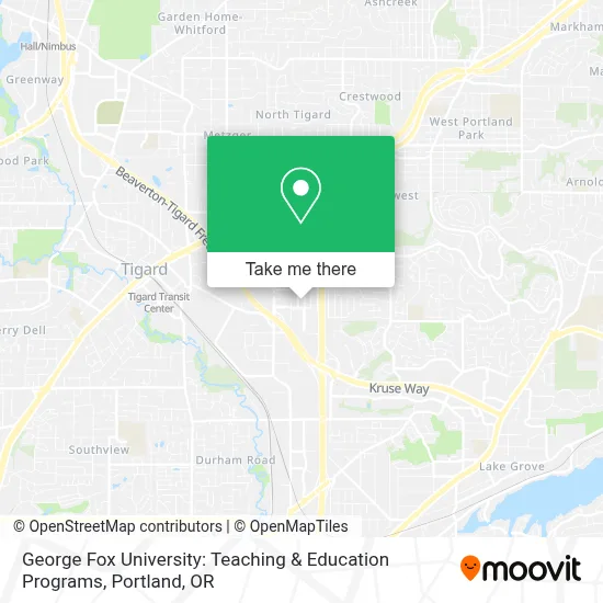 George Fox University: Teaching & Education Programs map