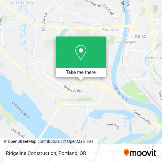 Ridgeline Construction map
