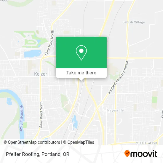 Pfeifer Roofing map