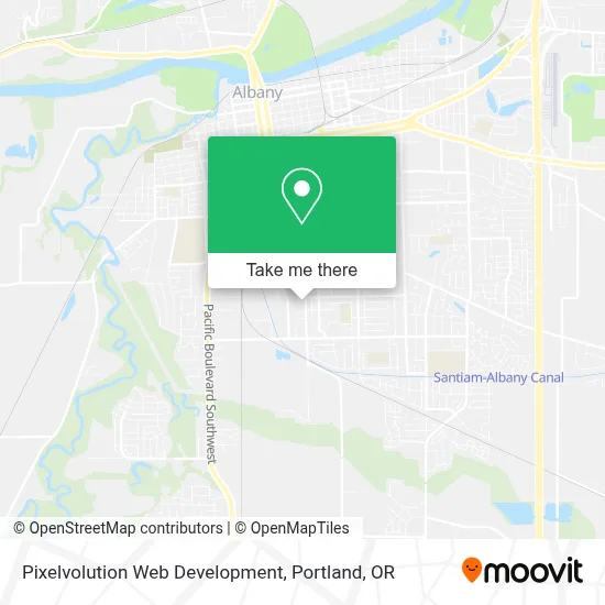 Pixelvolution Web Development map