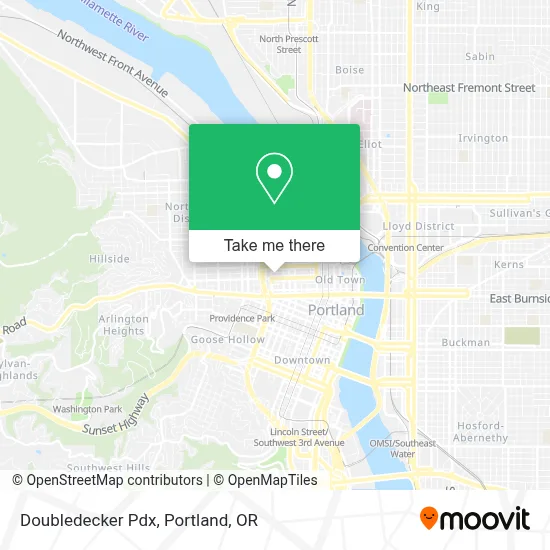Doubledecker Pdx map