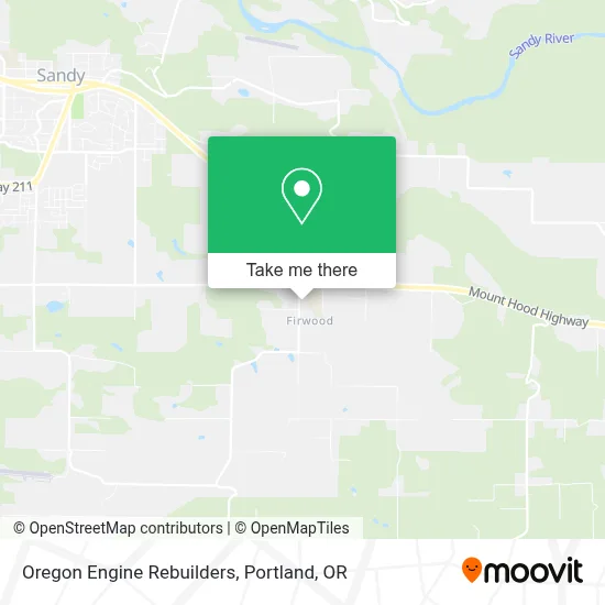 Oregon Engine Rebuilders map