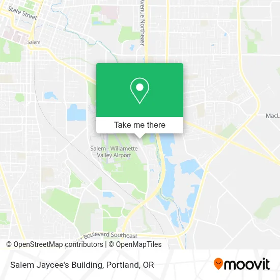 Salem Jaycee's Building map