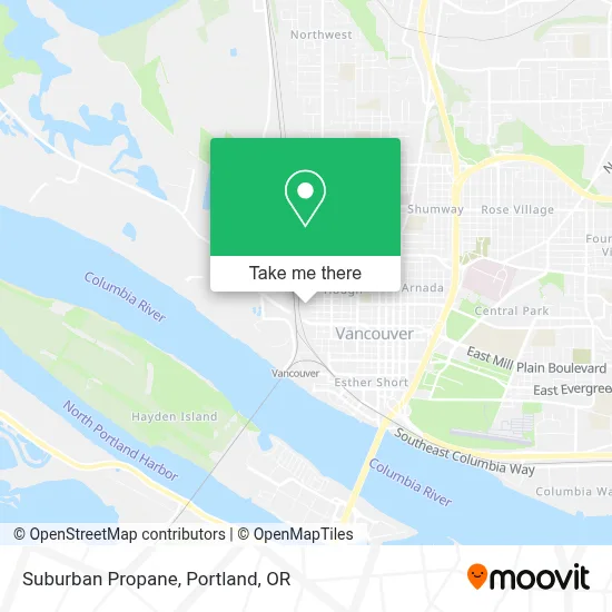 Suburban Propane map