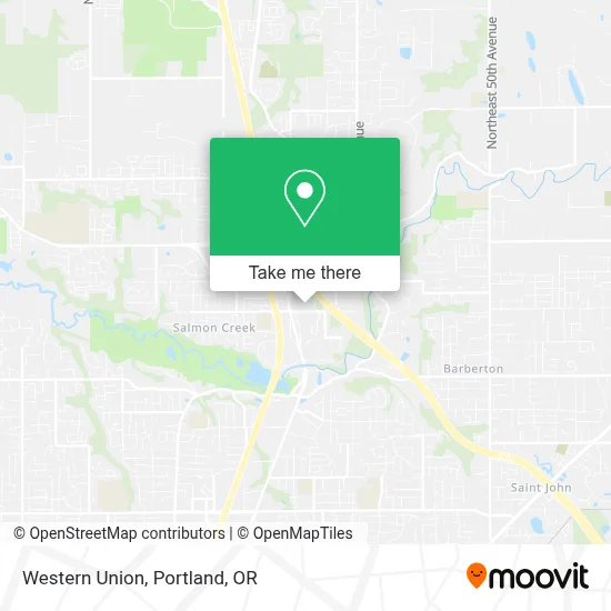 Western Union map