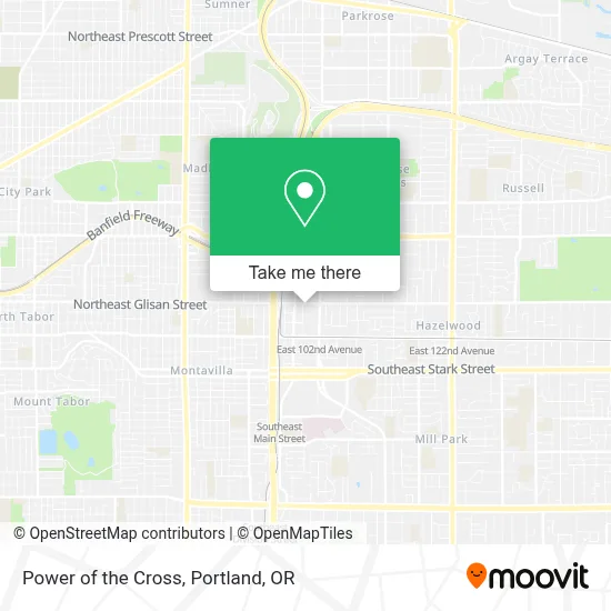 Power of the Cross map