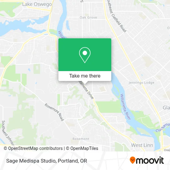 Sage Medispa Studio map