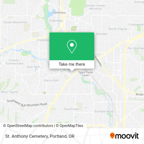 St. Anthony Cemetery map