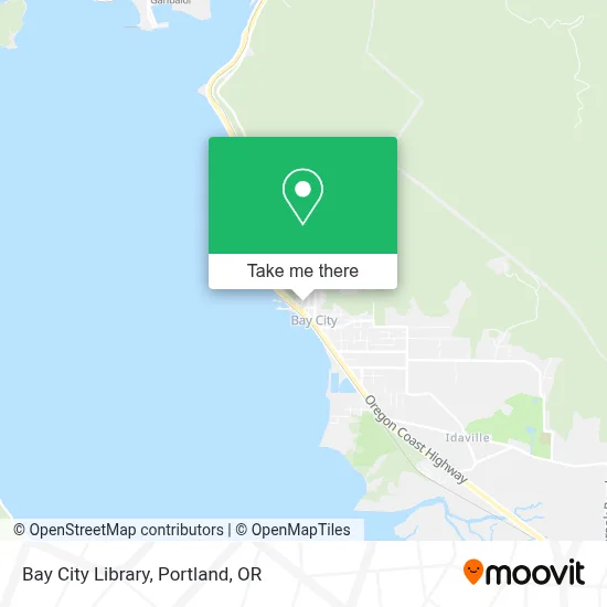 Bay City Library map