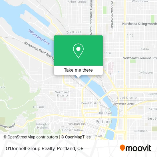O'Donnell Group Realty map