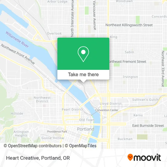 Heart Creative map