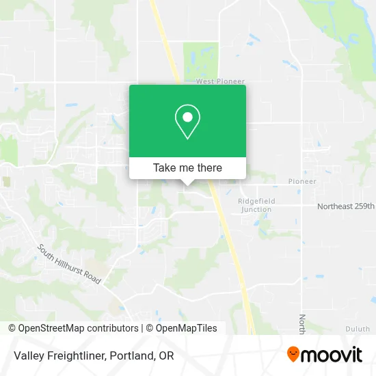 Valley Freightliner map