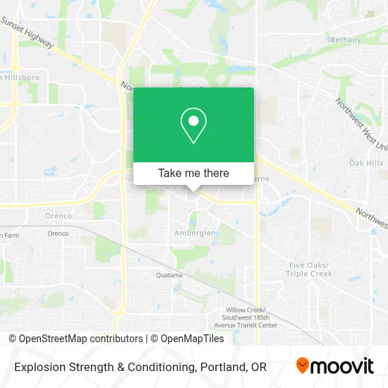 Explosion Strength & Conditioning map