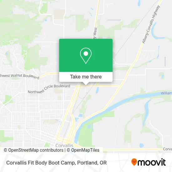 Corvallis Fit Body Boot Camp map