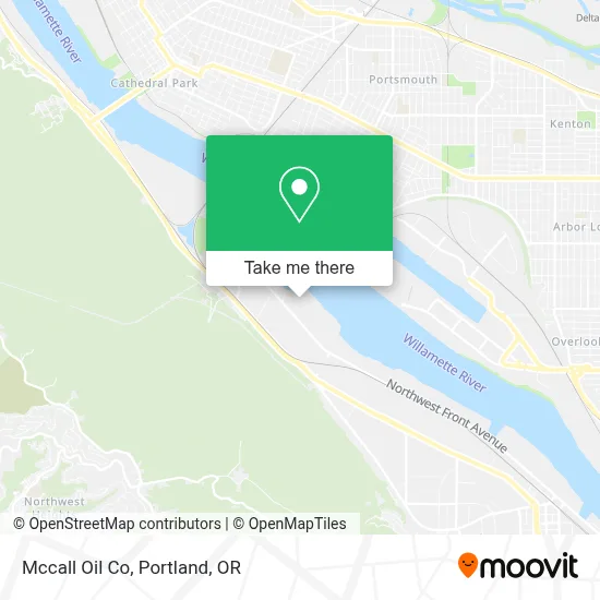 Mccall Oil Co map