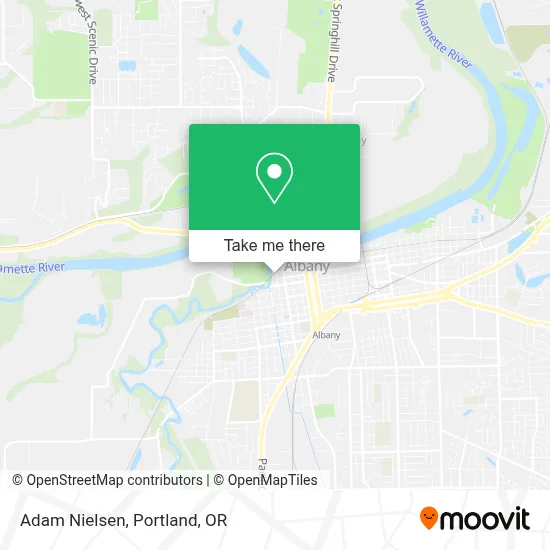Adam Nielsen map