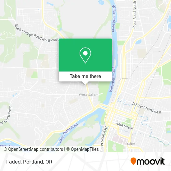 Faded map