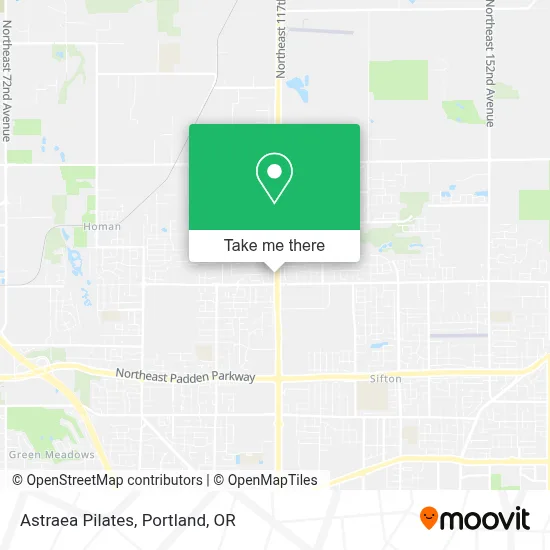 Astraea Pilates map