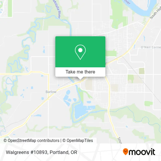Walgreens #10893 map