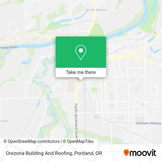 Orezona Building And Roofing map