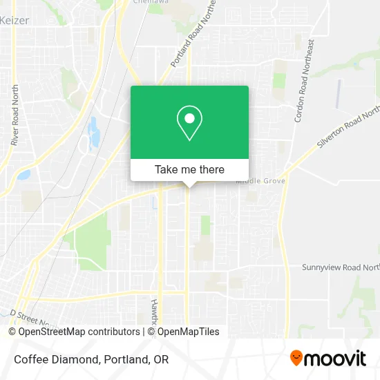 Coffee Diamond map