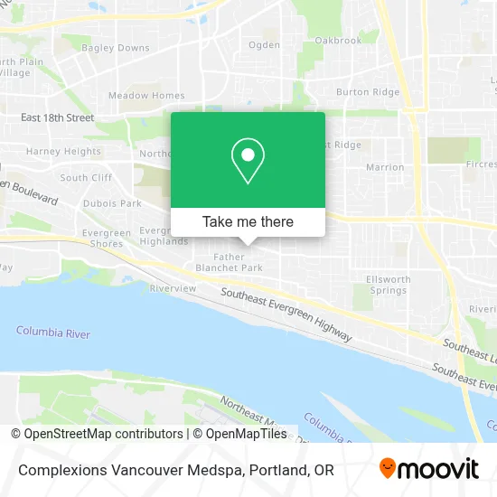Complexions Vancouver Medspa map