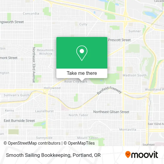 Smooth Sailing Bookkeeping map