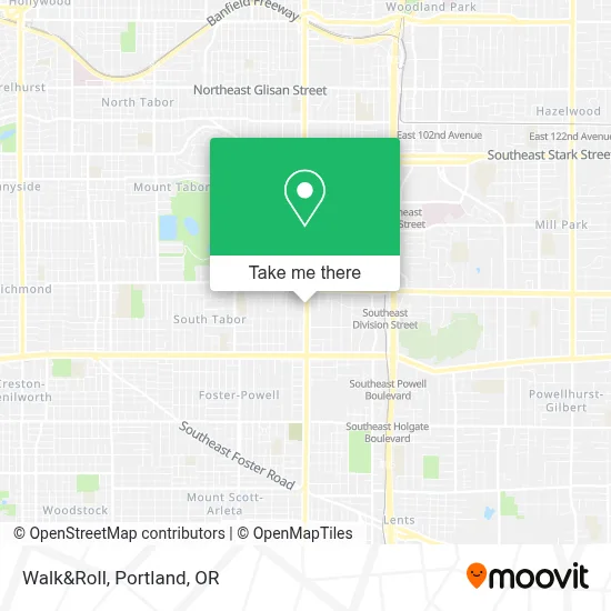 Walk&Roll map