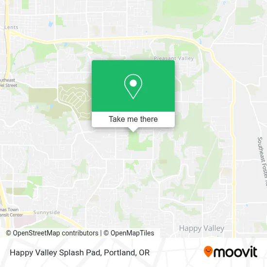 Happy Valley Splash Pad map