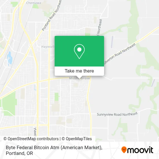 Byte Federal Bitcoin Atm (American Market) map