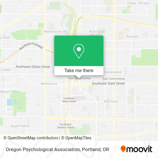 Oregon Psychological Association map