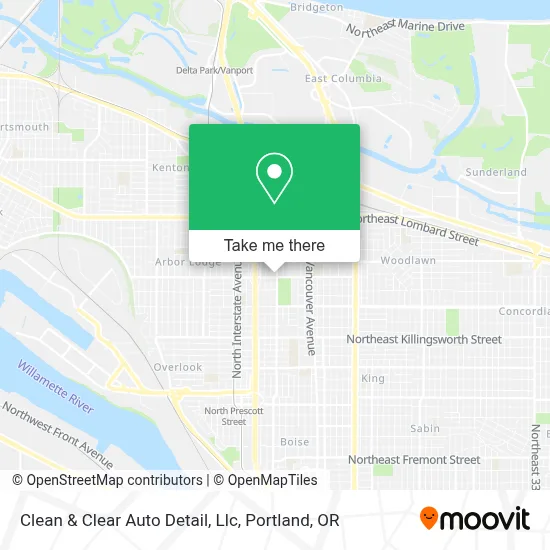 Clean & Clear Auto Detail, Llc map