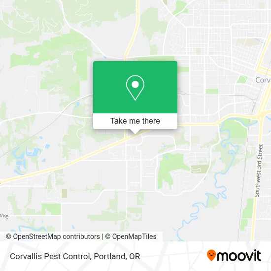 Corvallis Pest Control map