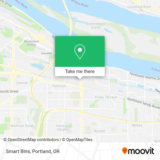Smart Bins map