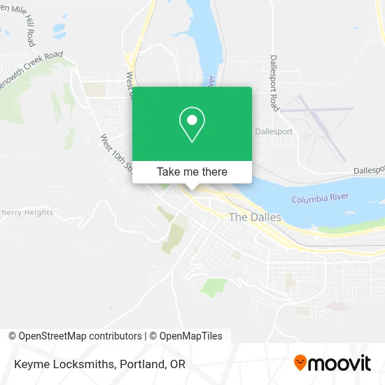 Keyme Locksmiths map