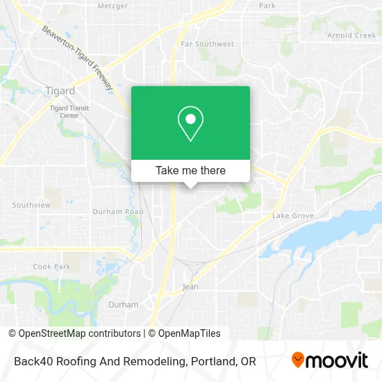 Back40 Roofing And Remodeling map