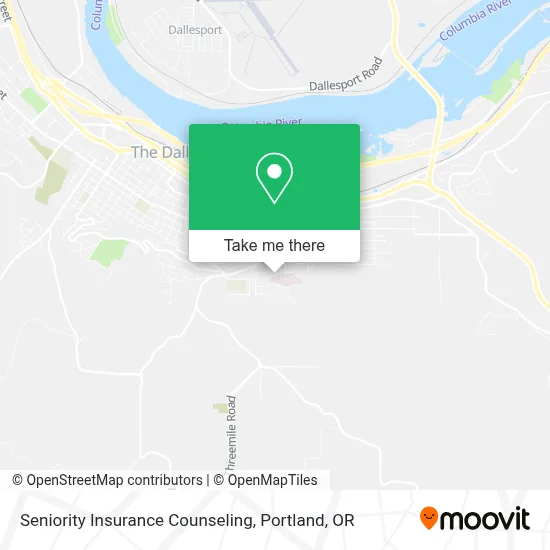 Seniority Insurance Counseling map
