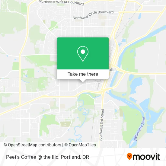 Peet's Coffee @ the Illc map