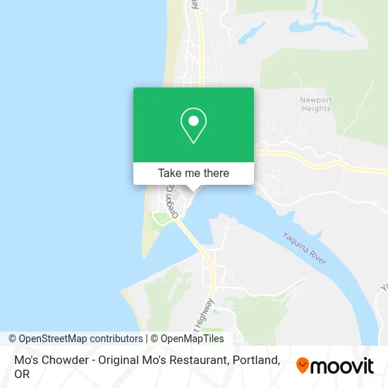 Mo's Chowder - Original Mo's Restaurant map