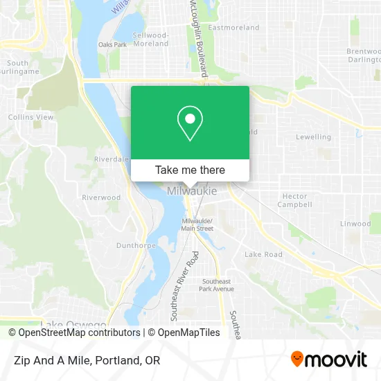 Zip And A Mile map