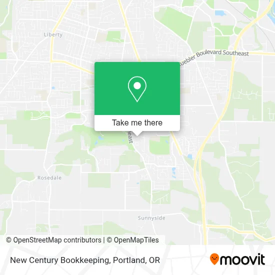 New Century Bookkeeping map