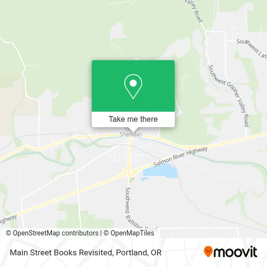 Main Street Books Revisited map