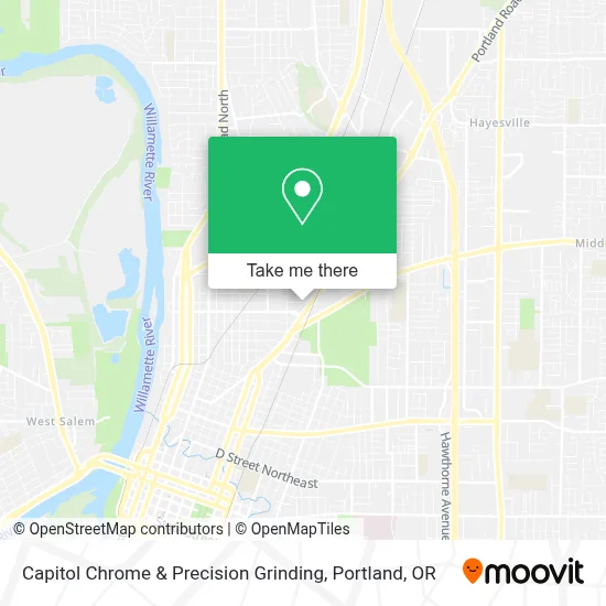 Capitol Chrome & Precision Grinding map