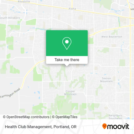 Health Club Management map