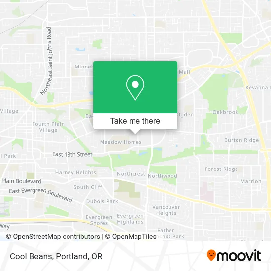 Cool Beans map